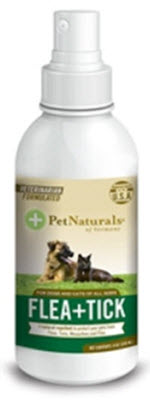  Keep pesky pests off of your pet with a natural flea and tick repellent.